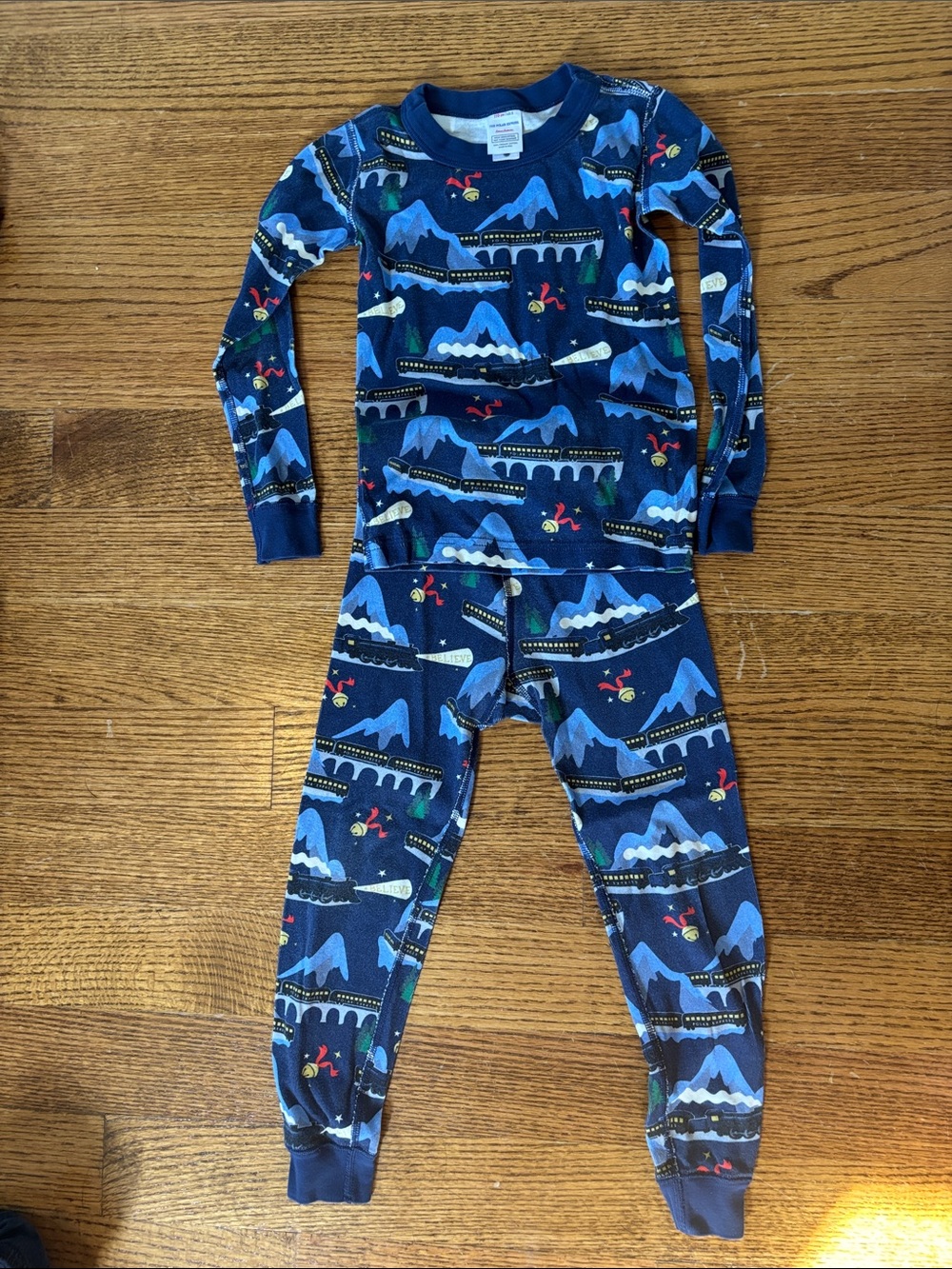 Hanna Andersson Polar Express Organic Cotton Pajama Set